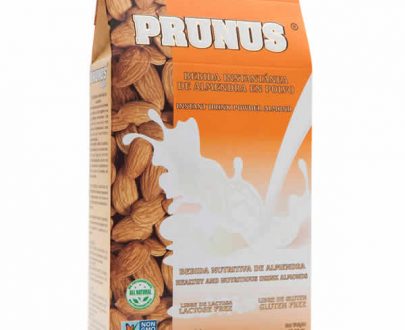 leche de almendras prunus en polvo 100% vegetal