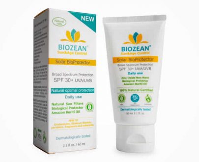 Biozean Bloqueador solar 60ml 100% natural