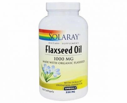 Omega 3-6-9 flaxseed oil vegetal Solaray 100 capsulas blandas