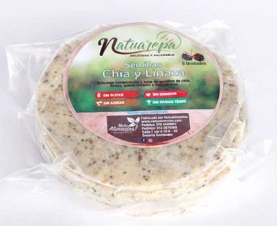 Arepas chia linaza