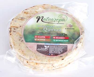 Arepas de maiz multicereal con quinua