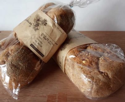 pan de hamburguesa y frutos secos